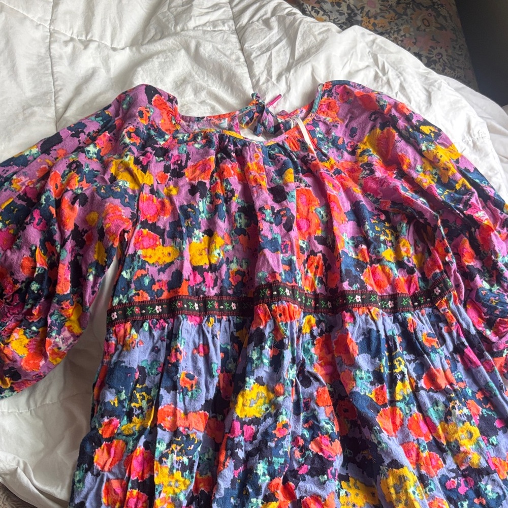 Anthropologie Multicolor Floral Dress